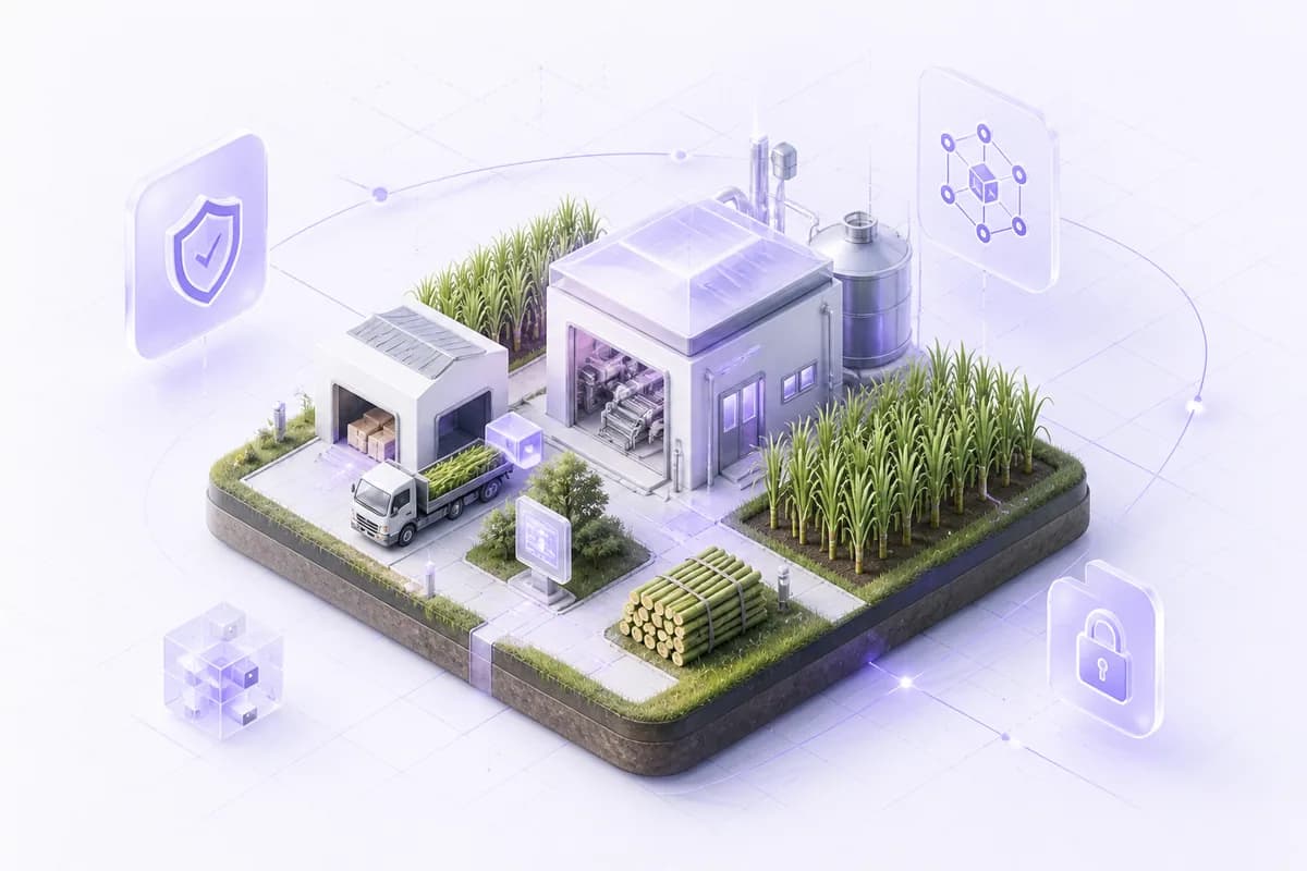 Sugarcane Supply Chain project visualization